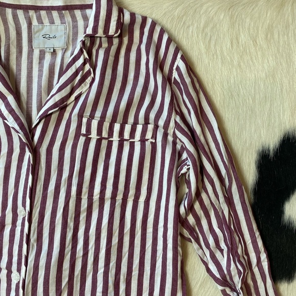 Rails Acadia Striped oversized Sleep Shirt - Picture 9 of 11